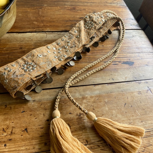 Embellished belt tassel belt freepeople belt - Picture 4 of 8